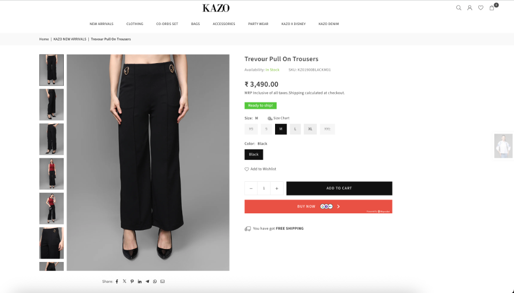 KAZO - Premium Fashion Retail screenshot