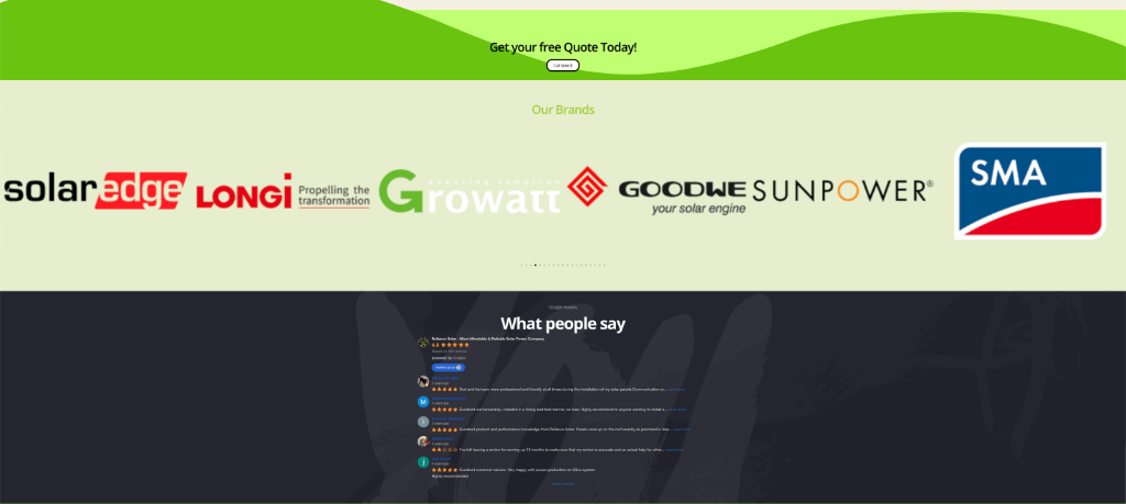 Reliance Solar - Renewable Energy Solutions screenshot